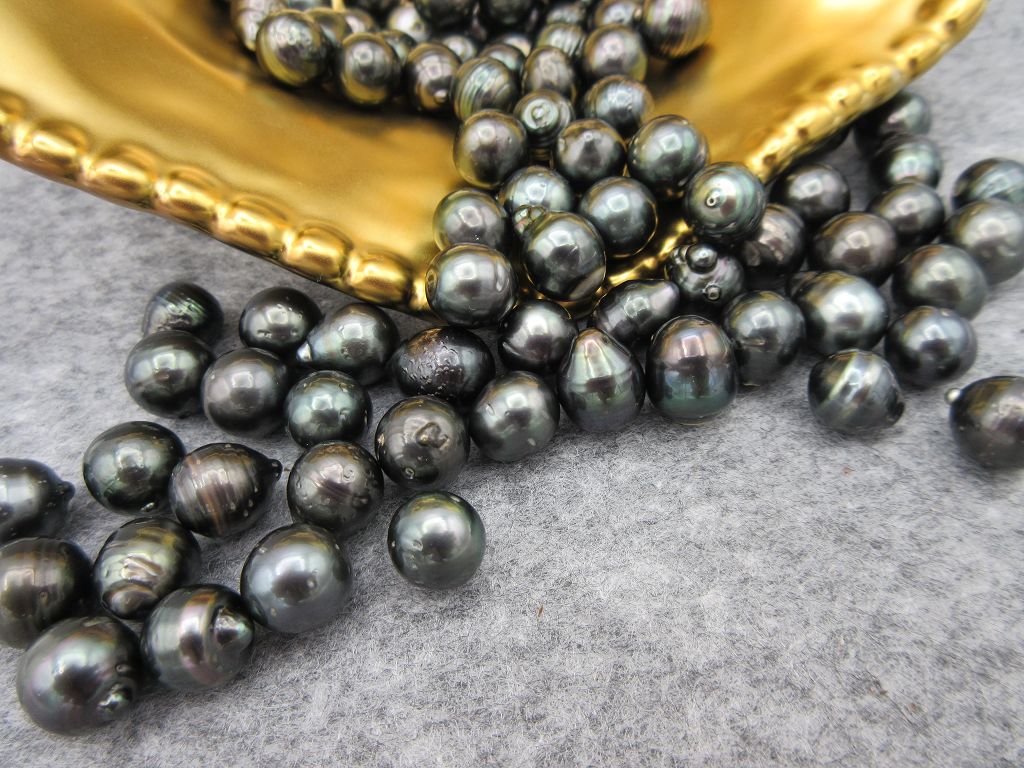 1x große schwarze Acryl Perle 23mm glatt schwarze Perle aus Acryl